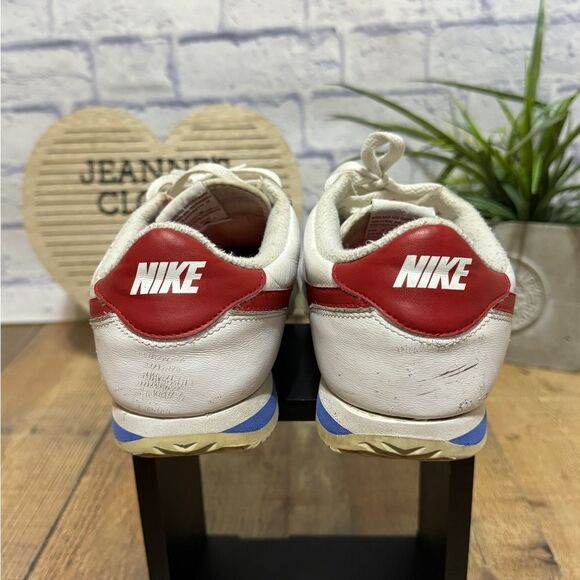 RARE Nike Cortez ‘72 Premium White/Red/Blue OG Gump Soft Leather Women’s 8 - Picture 6 of 12